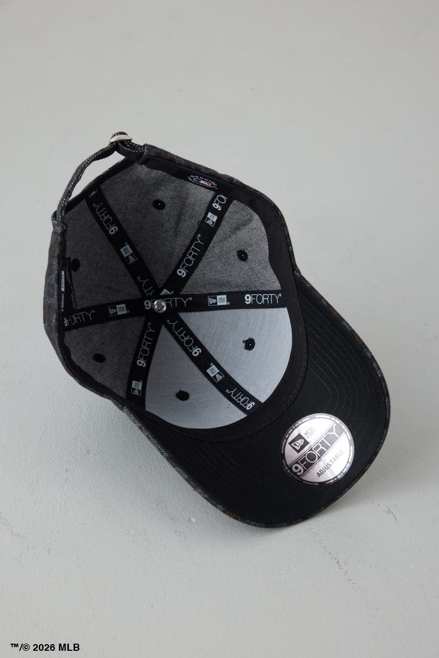 【NEW ERA×AZUL】MLB 9FORTY CAP 柄BLK FREE