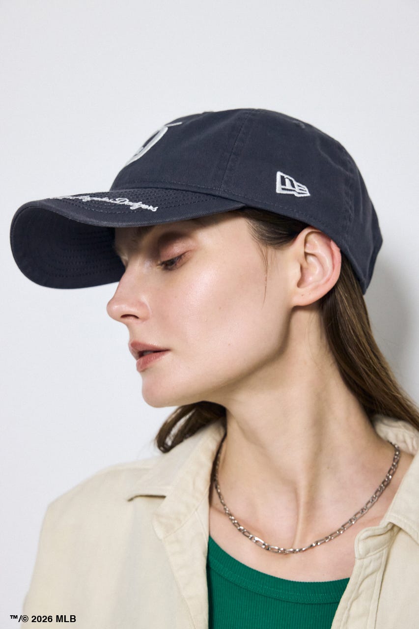 【NEW ERA×AZUL MLB】ロゴキャップ C.GRY FREE