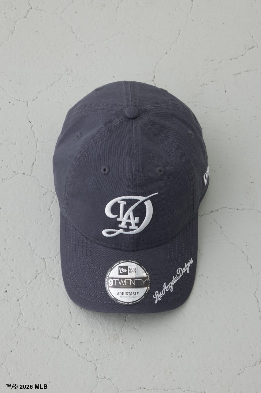 【NEW ERA×AZUL MLB】ロゴキャップ C.GRY FREE