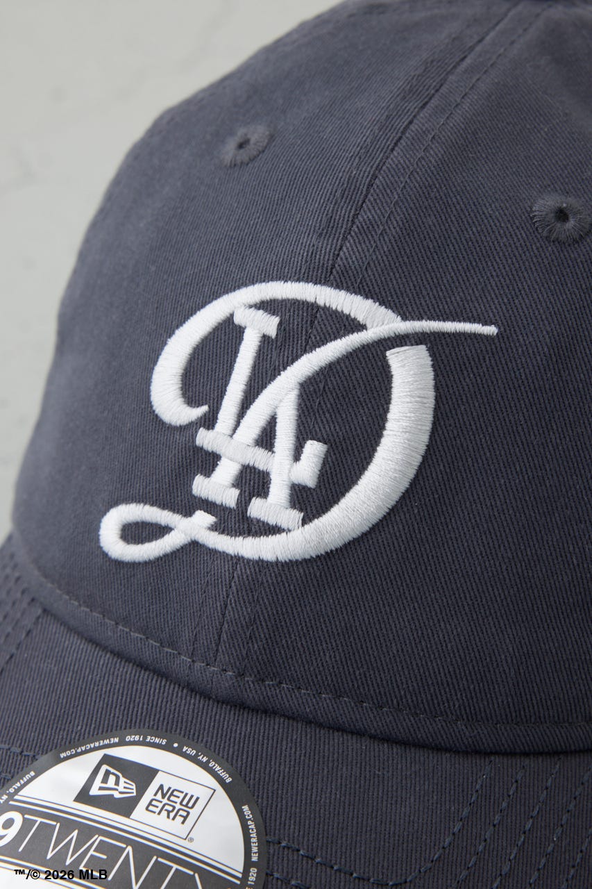 【NEW ERA×AZUL MLB】ロゴキャップ C.GRY FREE