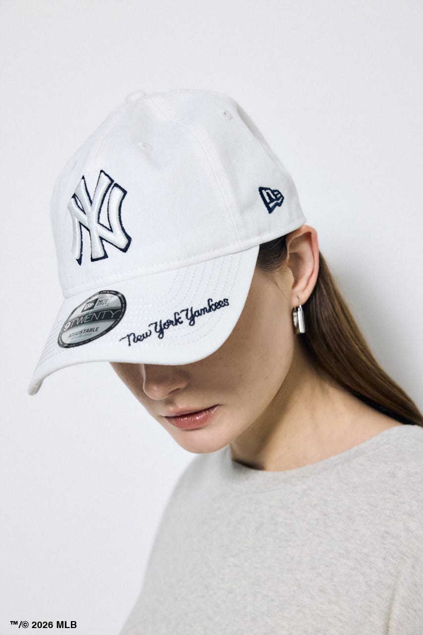 【NEW ERA×AZUL MLB】ロゴキャップ WHT FREE