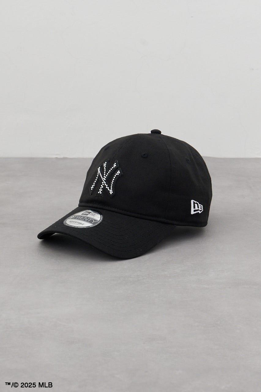【NEW ERA×AZUL MLB】ストーンロゴキャップ BLK FREE