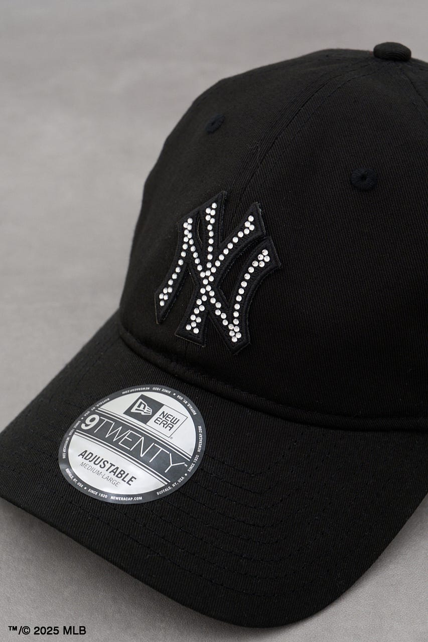 【NEW ERA×AZUL MLB】ストーンロゴキャップ BLK FREE