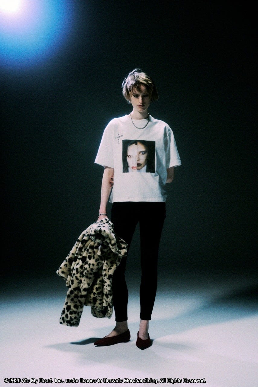 【LADY GAGA】ショートスリーブTEEホワイト O/WHT M