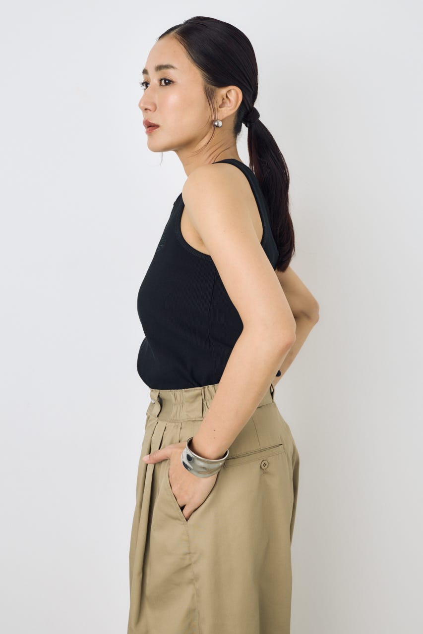 【Dickies（R）×AZUL】ヘンリーネックタンクトップ BLK FREE