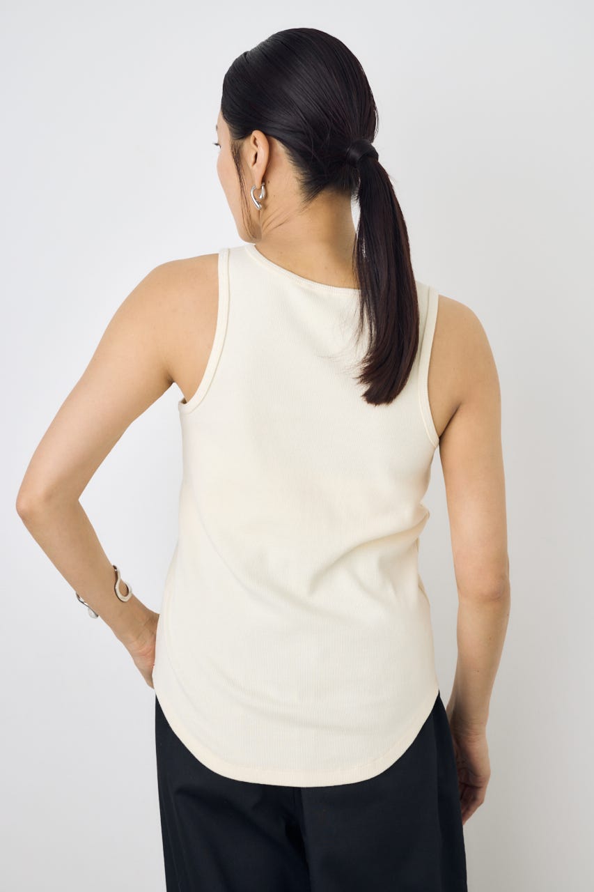 【Dickies（R）×AZUL】ヘンリーネックタンクトップ O/WHT FREE