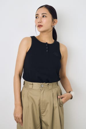 【Dickies（R）×AZUL】ヘンリーネックタンクトップ