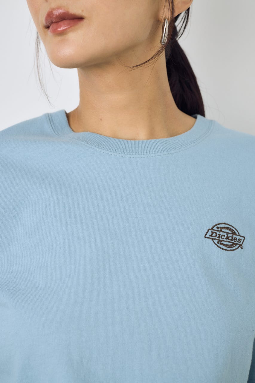 【Dickies（R）×AZUL】ワンポイントTee BLU S