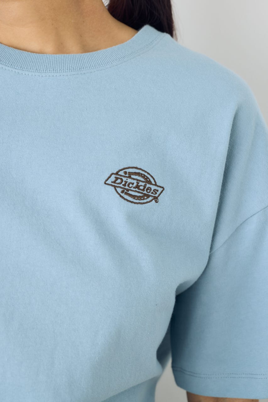 【Dickies（R）×AZUL】ワンポイントTee BLU S