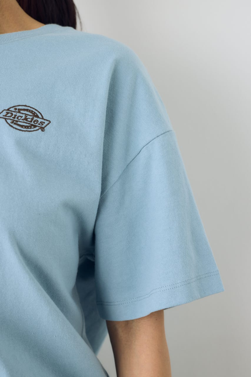 【Dickies（R）×AZUL】ワンポイントTee BLU S