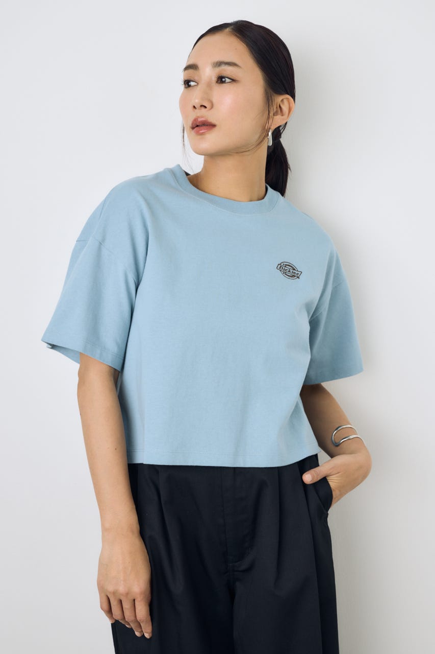 【Dickies（R）×AZUL】ワンポイントTee BLU S
