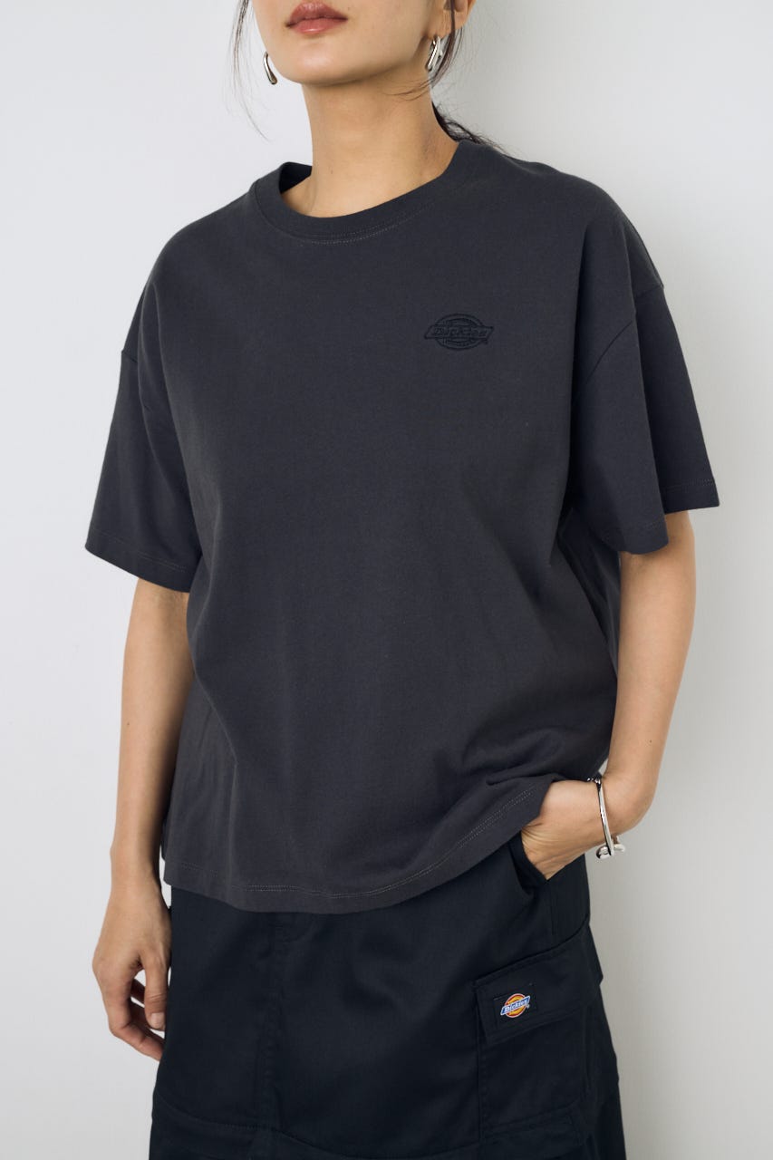 【Dickies（R）×AZUL】ワンポイントTee C.GRY S