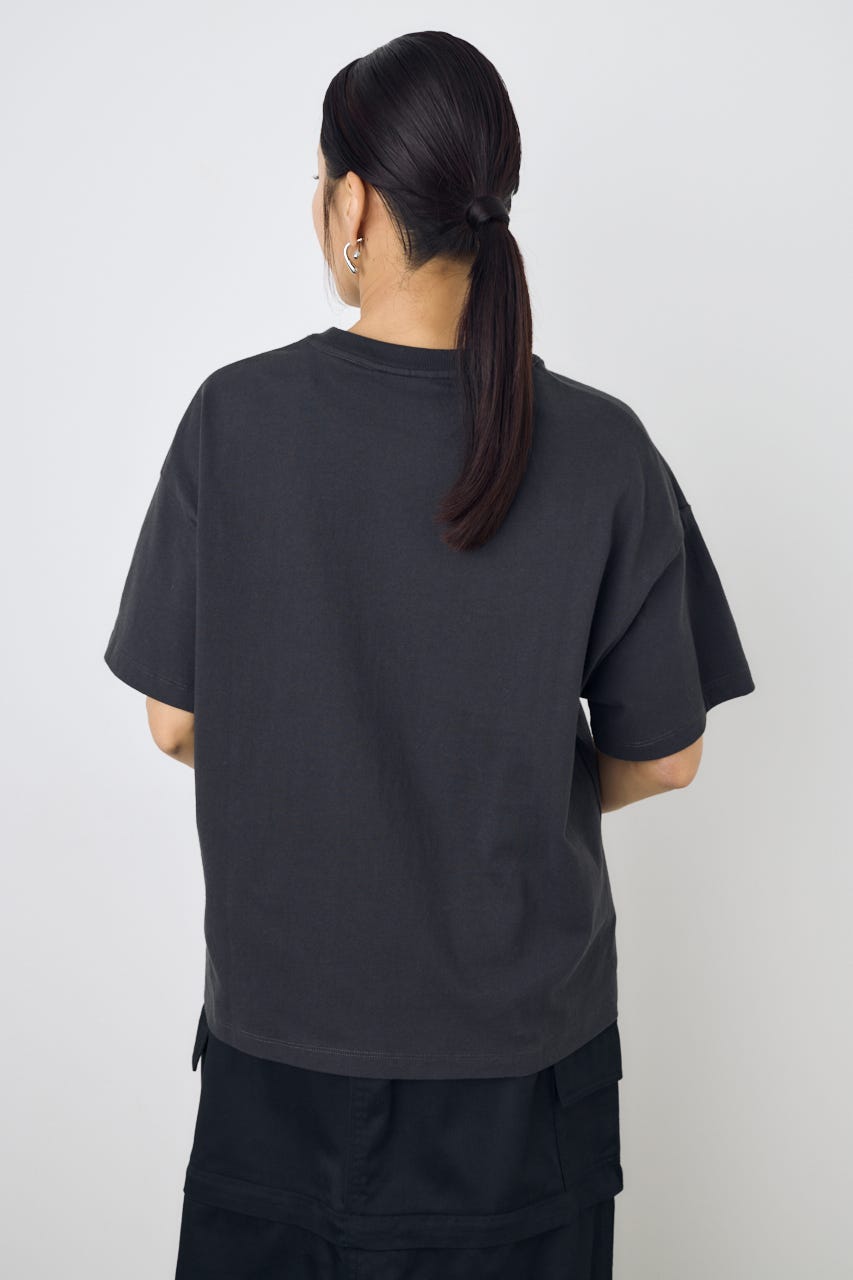 【Dickies（R）×AZUL】ワンポイントTee C.GRY S