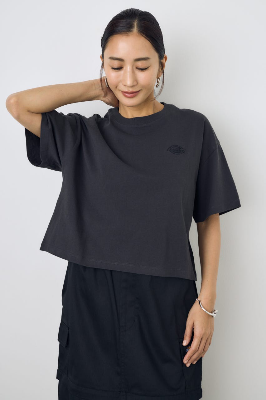 【Dickies（R）×AZUL】ワンポイントTee C.GRY S