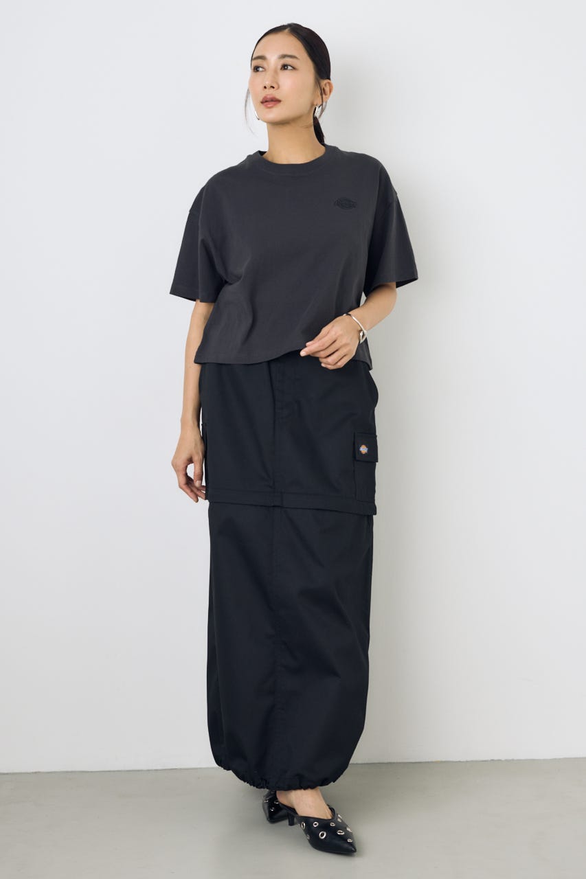 【Dickies（R）×AZUL】ワンポイントTee C.GRY S