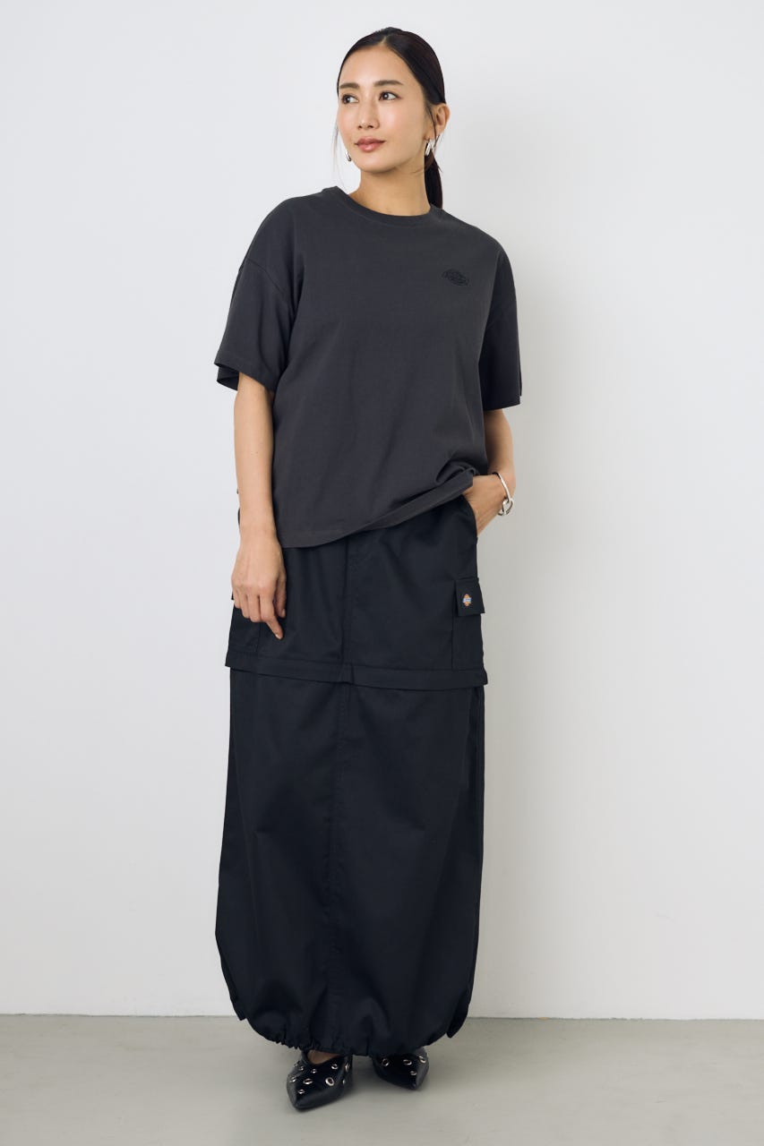 【Dickies（R）×AZUL】ワンポイントTee C.GRY S