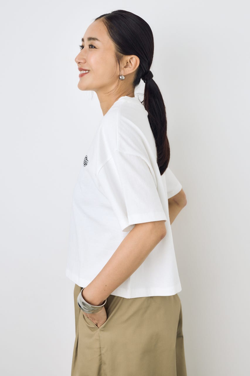 【Dickies（R）×AZUL】ワンポイントTee O/WHT S