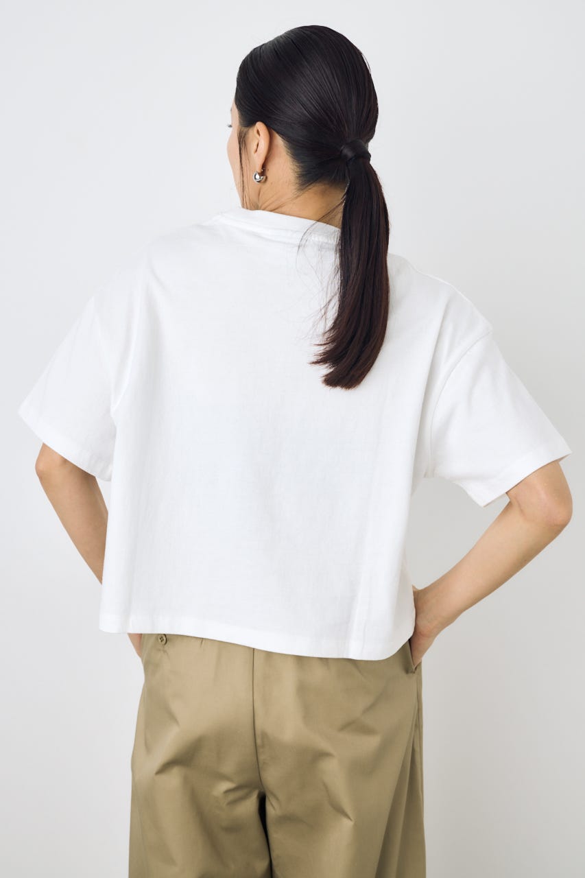 【Dickies（R）×AZUL】ワンポイントTee O/WHT S