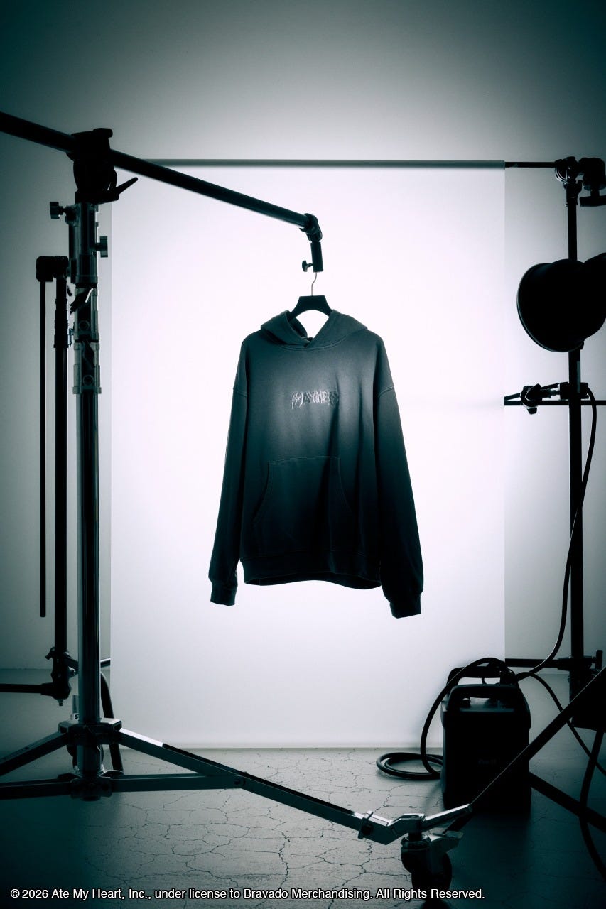 【LADY GAGA】フレンチテリーフーディー L/BLK L