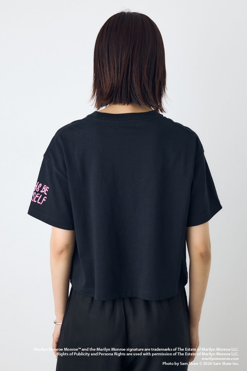 【MARILYN MONROE / AZUL】ポップフォトT BLK M