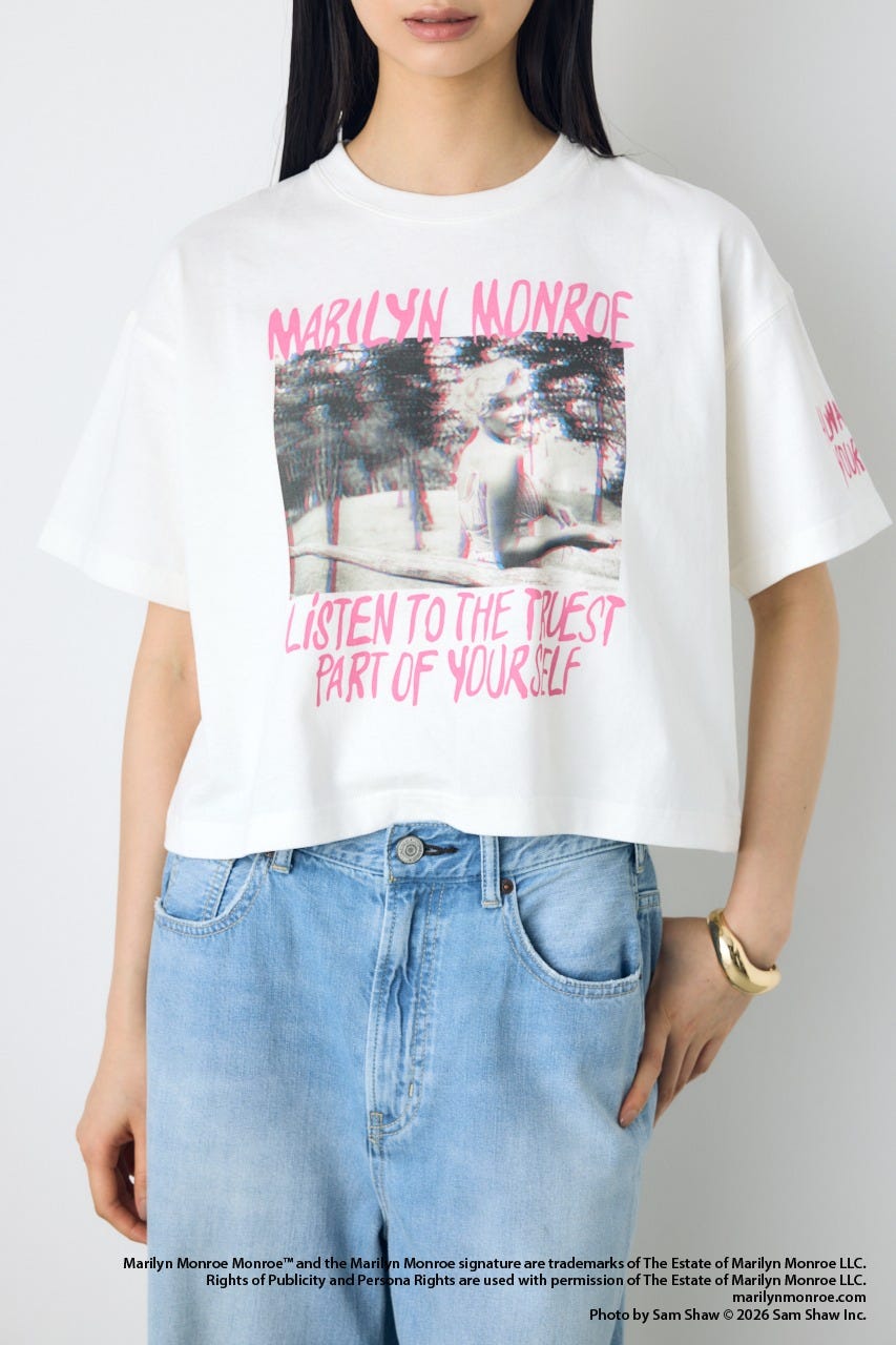 トップス Apolline 2-3y AZUL BY MOUSSY | 【MARILYN MONROE / AZUL】ポップフォトT (シャツ