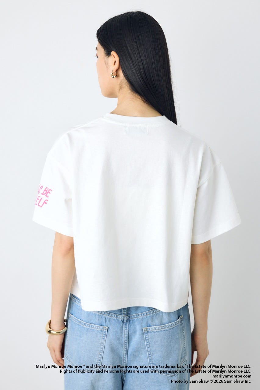 【MARILYN MONROE / AZUL】ポップフォトT O/WHT L
