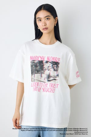 【MARILYN MONROE / AZUL】ポップフォトT