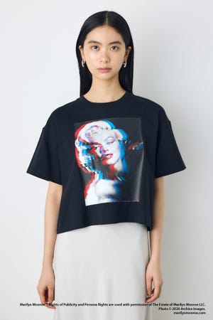【MARILYN MONROE / AZUL】モノトーンフォトT