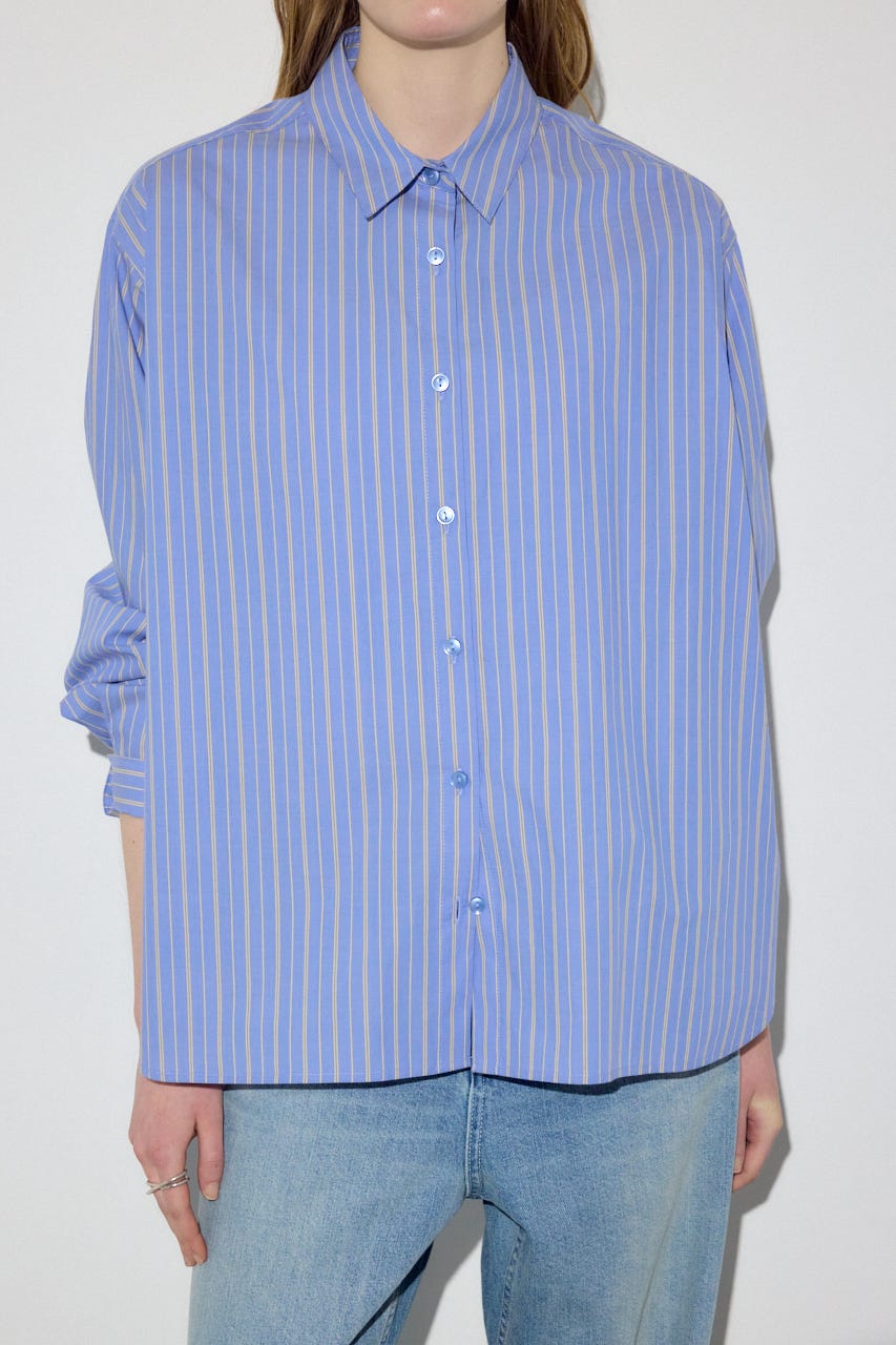 レギュラーカラーアソートシャツ 柄BLU FREE