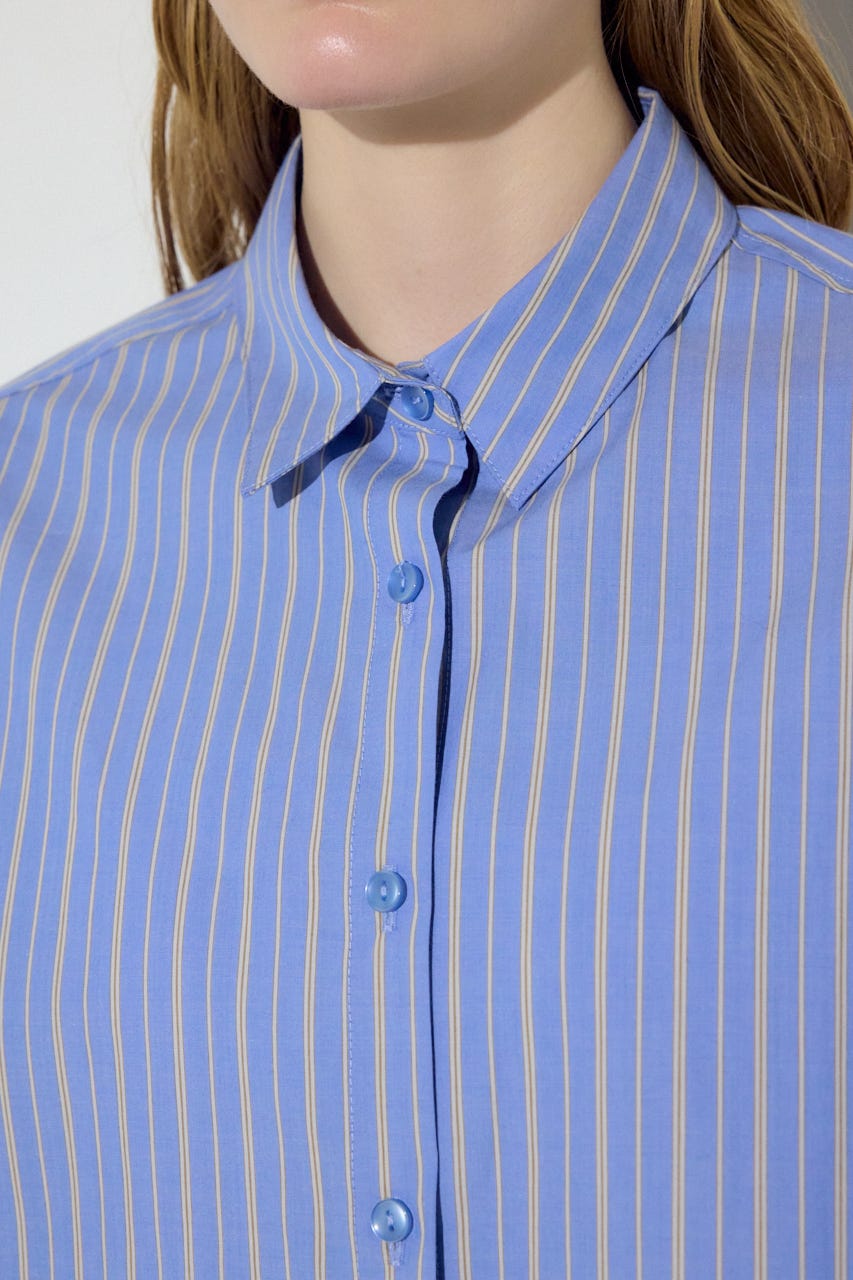 レギュラーカラーアソートシャツ 柄BLU FREE