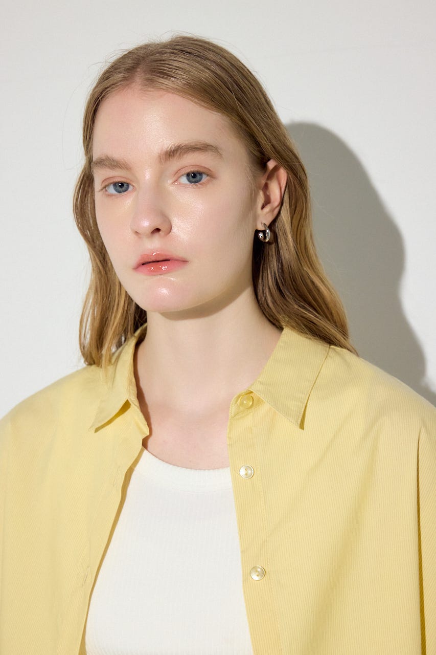 レギュラーカラーアソートシャツ 柄YEL FREE