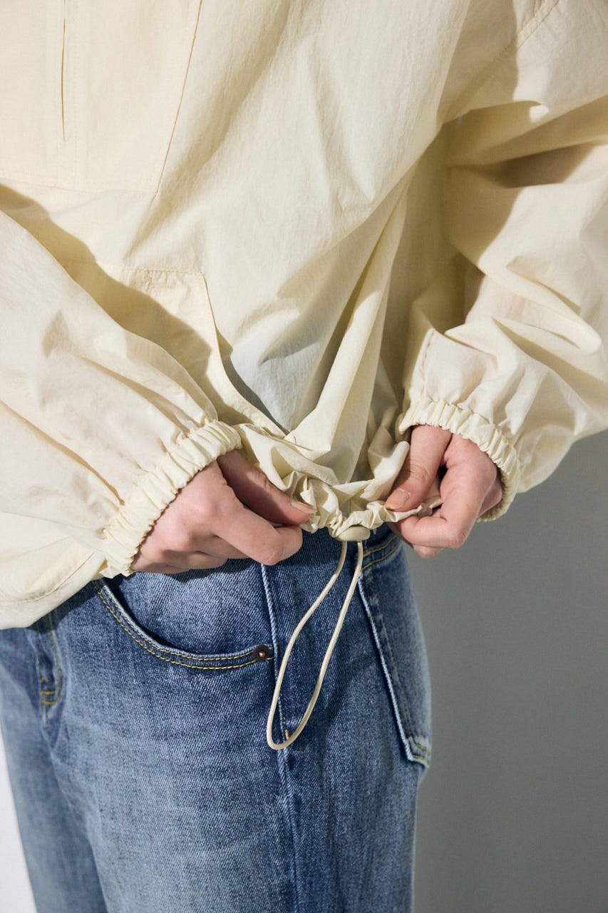 【SS先行アイテム】ナイロンアノラックパーカー IVOY FREE