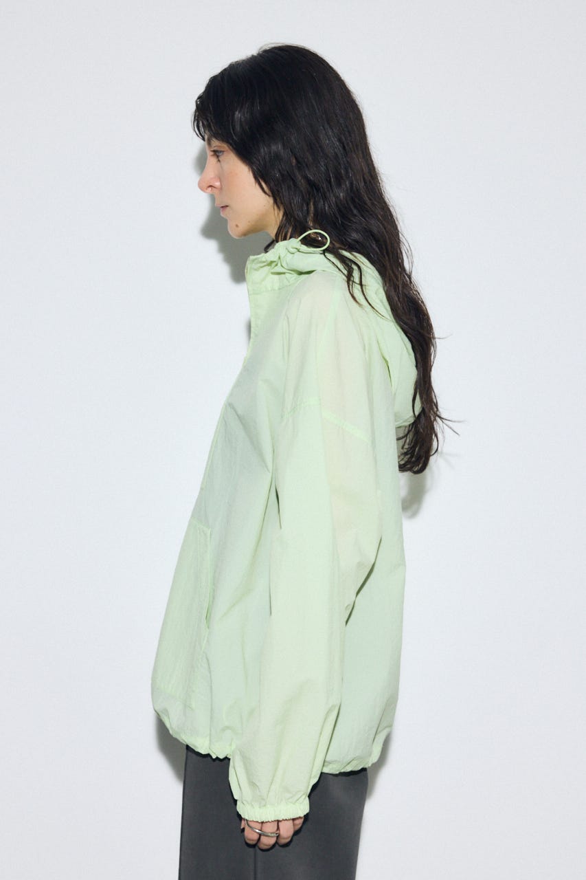 【SS先行アイテム】ナイロンアノラックパーカー MINT FREE