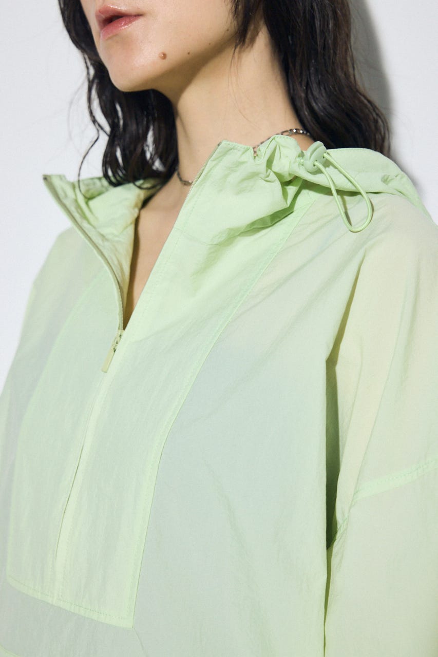 【SS先行アイテム】ナイロンアノラックパーカー MINT FREE