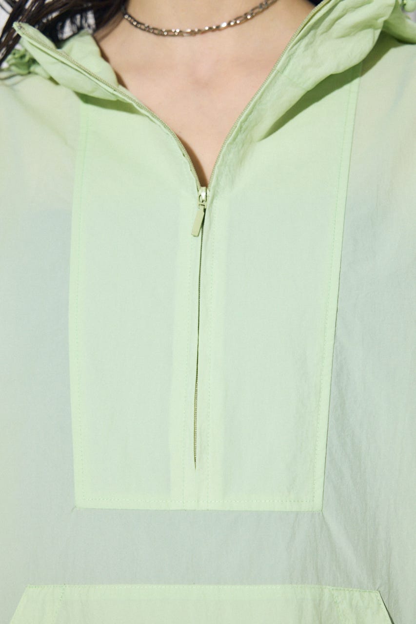 【SS先行アイテム】ナイロンアノラックパーカー MINT FREE