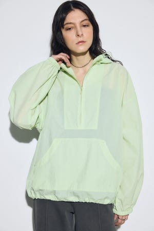 【SS先行アイテム】ナイロンアノラックパーカー