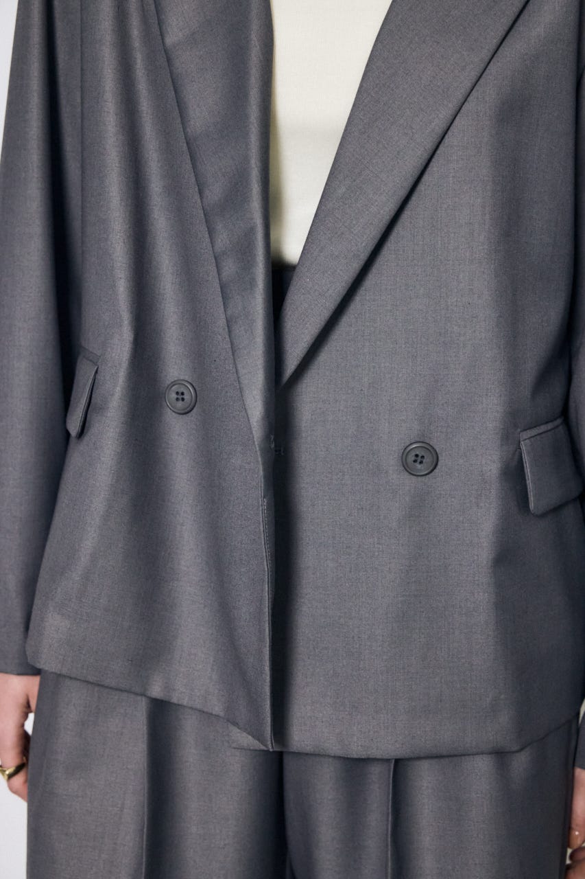 【SS先行アイテム】ルーズテーラードジャケット T.GRY M