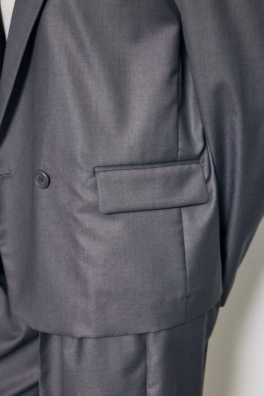 ルーズテーラードジャケット T.GRY M