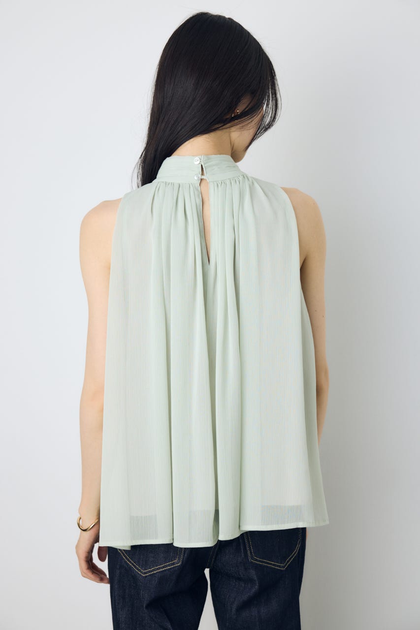 シフォンノースリーブブラウス L/KHA S