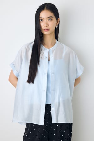 【着丈バリエ】ハーフスリーブドルマンシャツ