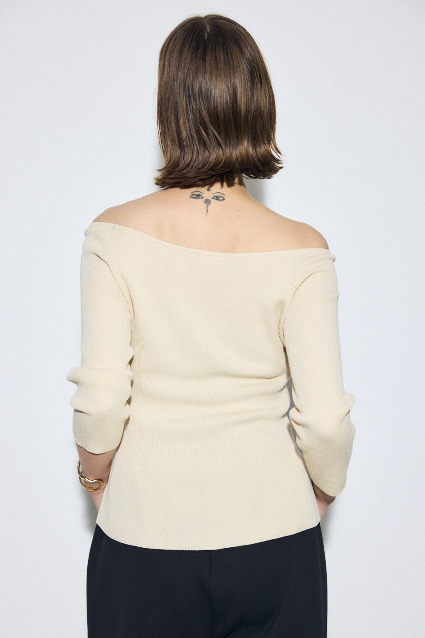 オフショルニットトップス IVOY S