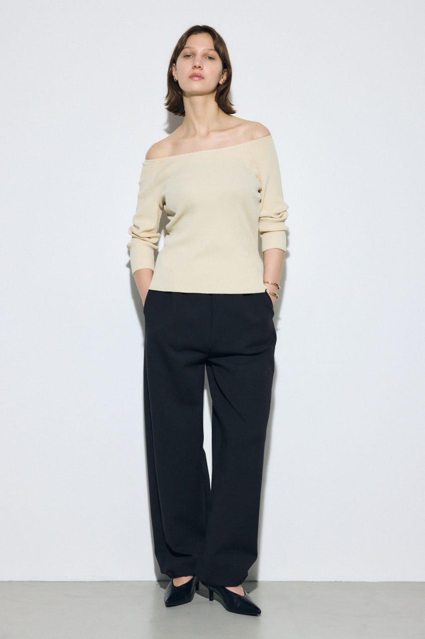 オフショルニットトップス IVOY S