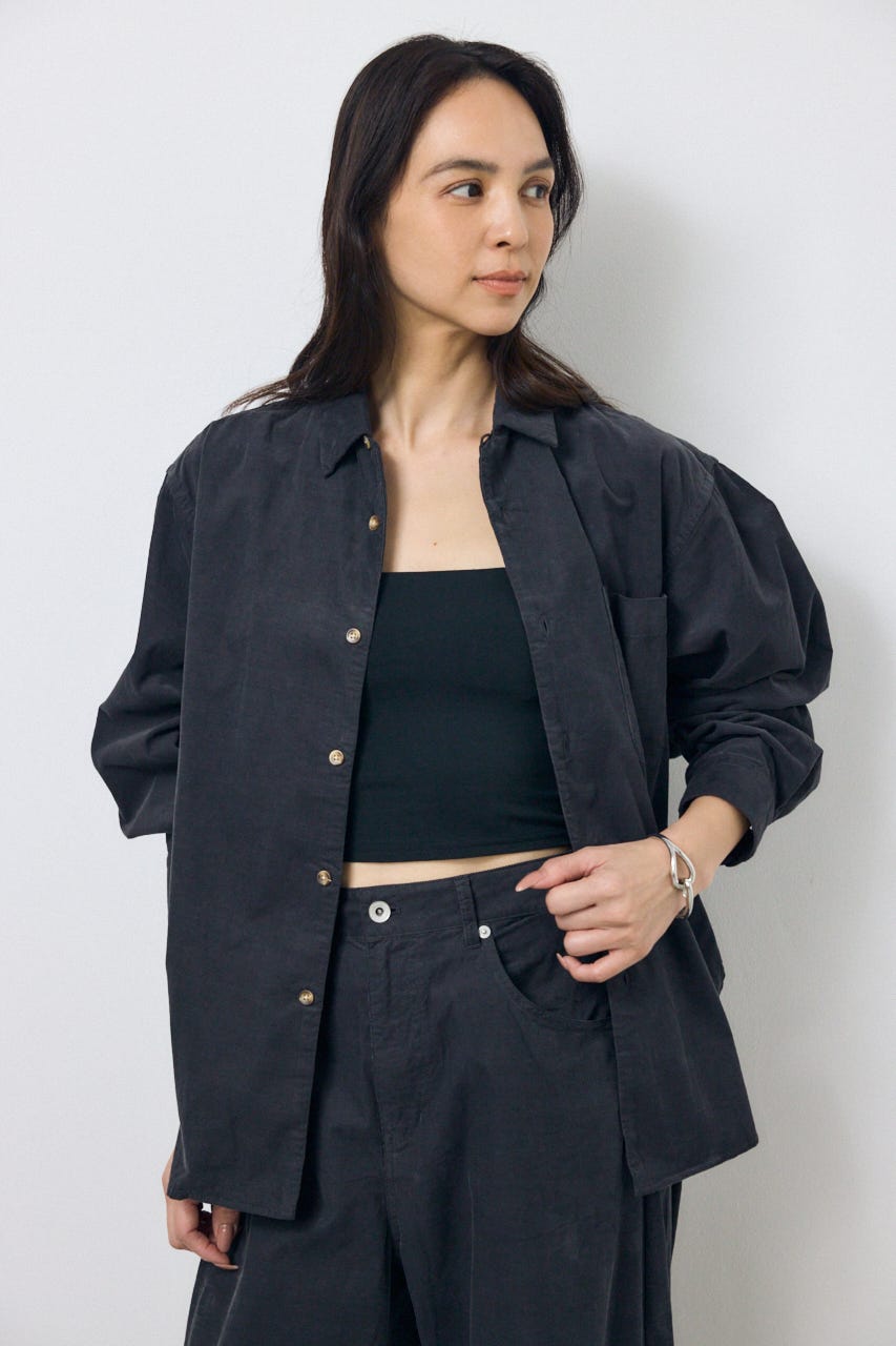 カップ付きチューブトップ(ショート) BLK S