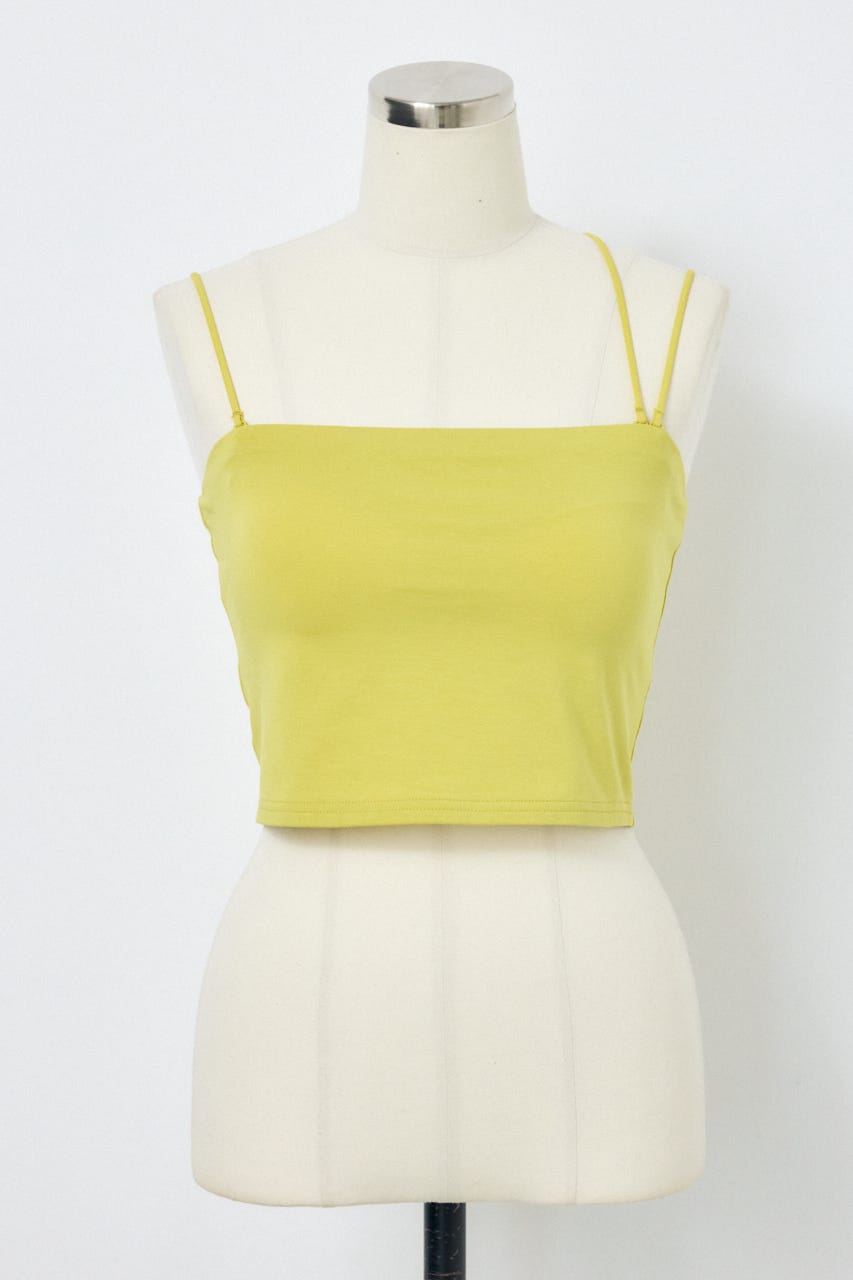 カップ付きチューブトップ(ショート) LIME M