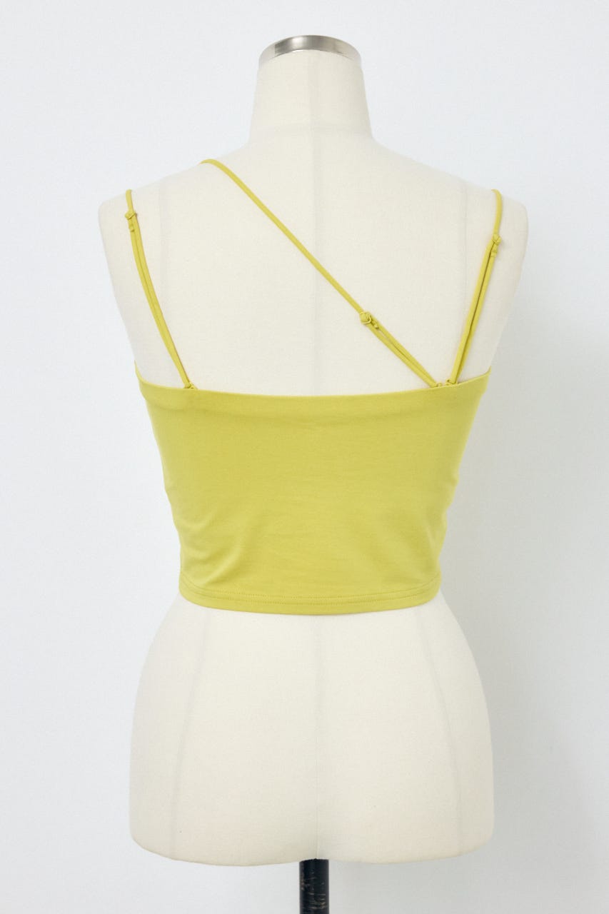カップ付きチューブトップ(ショート) LIME M