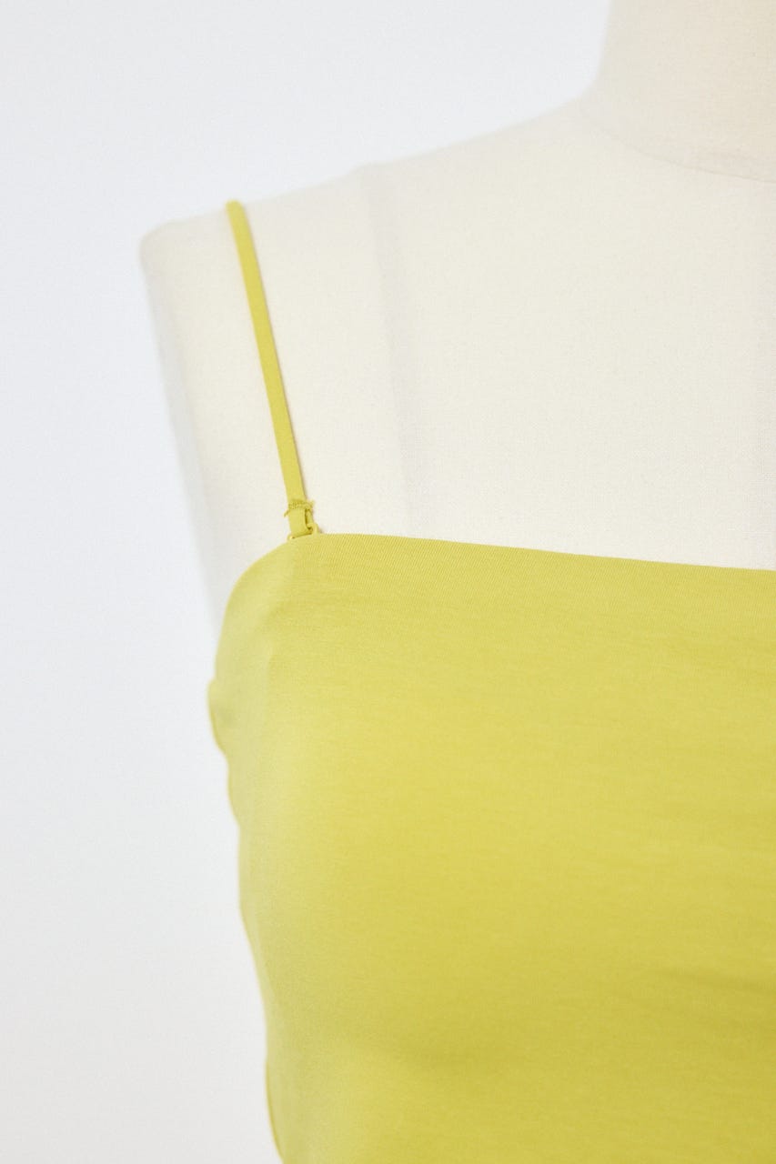 カップ付きチューブトップ(ショート) LIME M