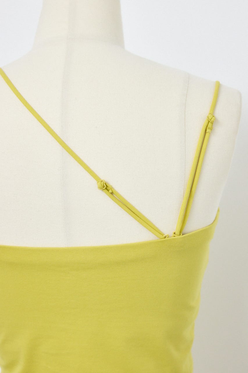 カップ付きチューブトップ(ショート) LIME M