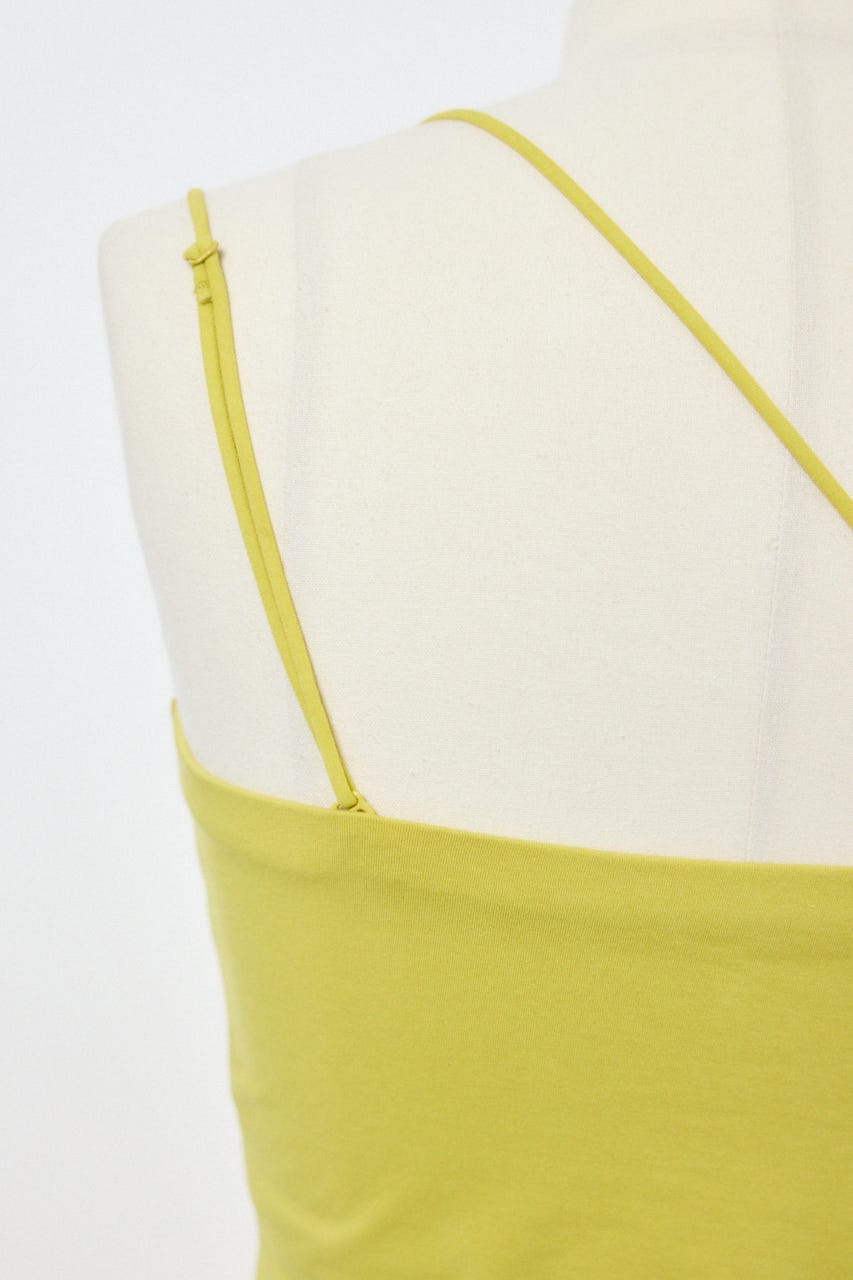 カップ付きチューブトップ(ショート) LIME M