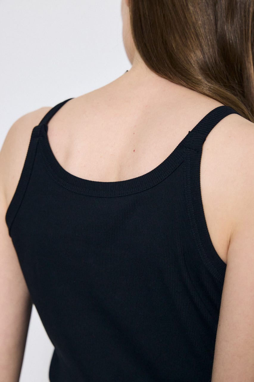 カップ付きホルターネックキャミソール BLK M