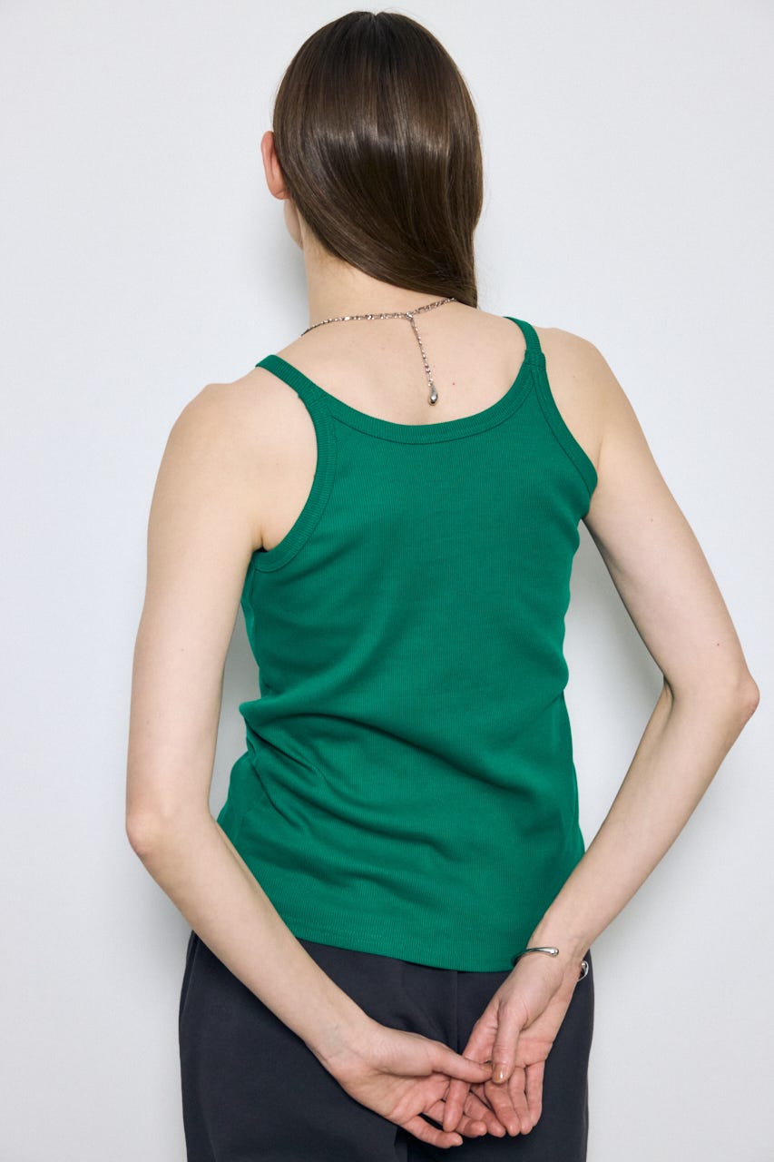 カップ付きホルターネックキャミソール GRN S